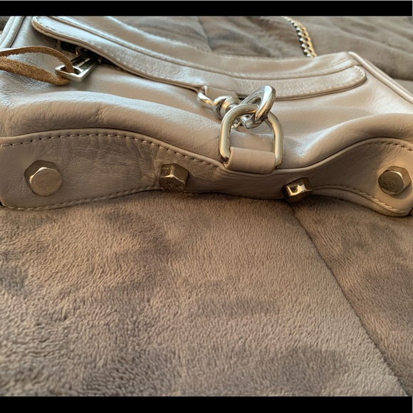 Rebecca Minkoff Mini M.A.C. Crossbody Purse Smoke Grey - Picture 7 of 15